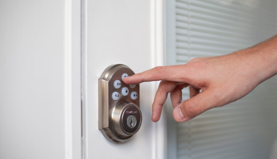 ADT smartlock on a Kalamazoo home